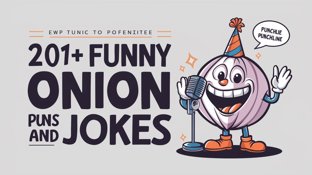 Funny Onion Puns and Jokes