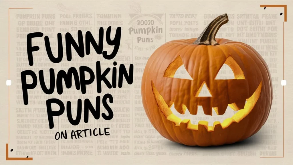 Funny Pumpkin Puns