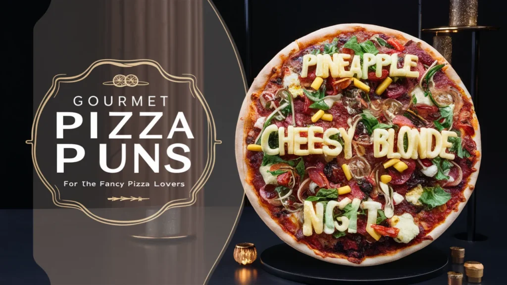 Gourmet Pizza Puns for the Fancy Pizza Lovers