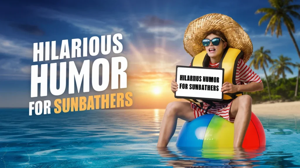 Hilarious Humor for Sunbathers