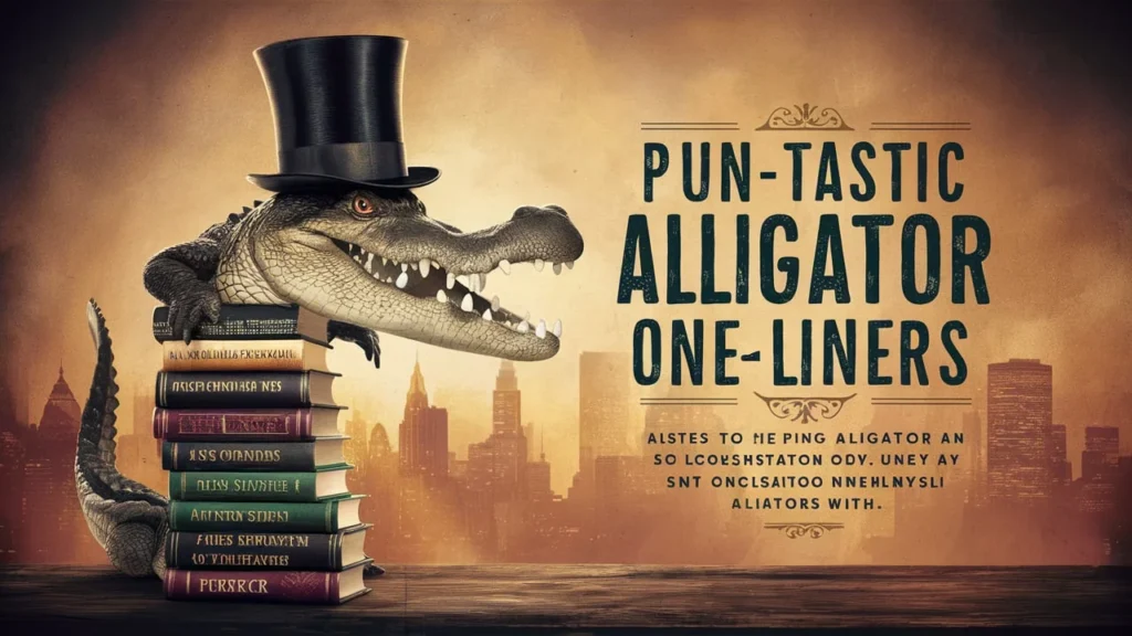 Pun-tastic Alligator One-Liners