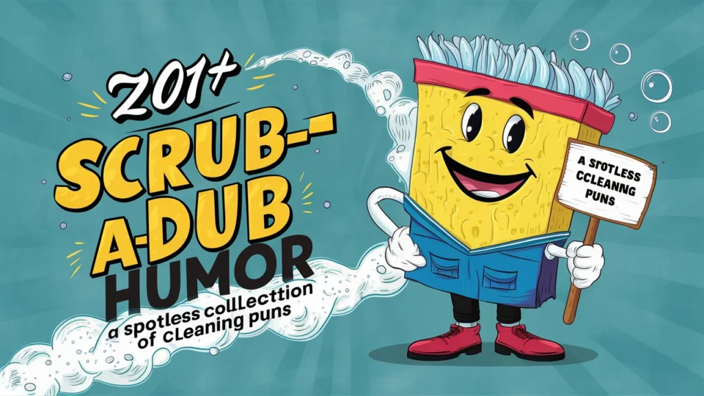 Scrub-a-Dub Humor: A Spotless Collection of Cleaning Puns