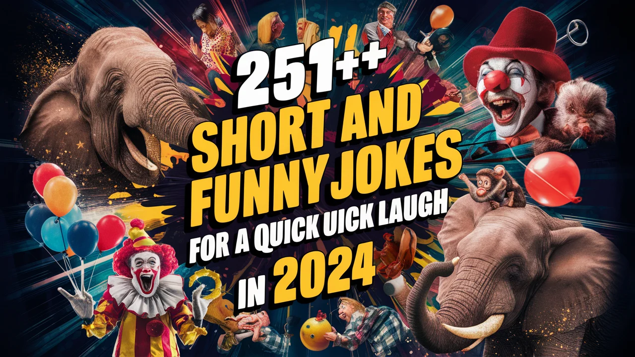 Short and Funny Jokes for a Quick Laugh in 2024