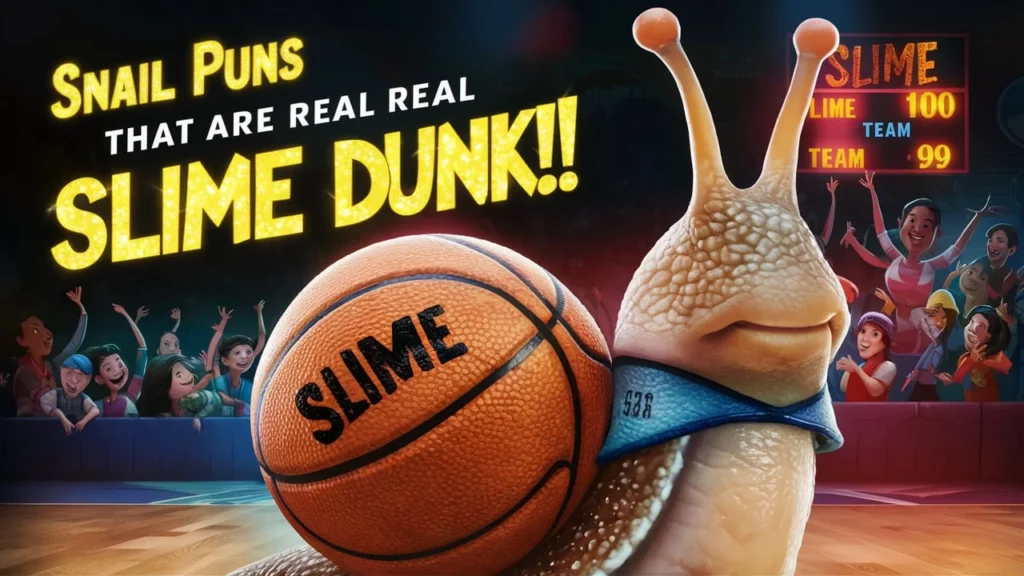 Snail Puns That Are a Real Slime Dunk!