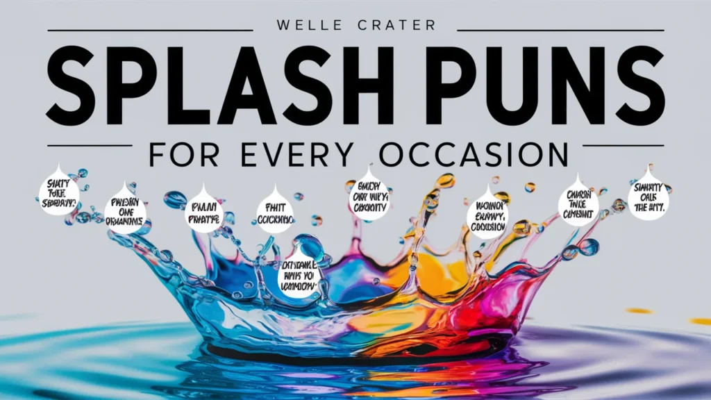 Splash Puns for Every Occasion