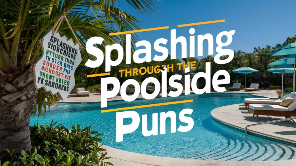 Splashing Through the Poolside Puns