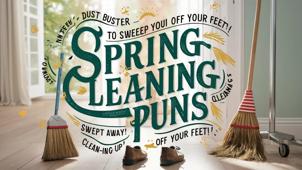 Spring Cleaning Puns to Sweep You Off Your Feet