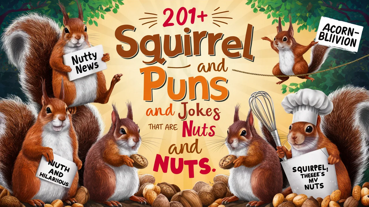 Squirrel Puns and Jokes That Are Nuts and Hilarious