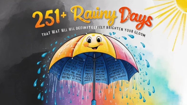 Wet Rainy Days Puns That Will Definitely Brighten Your Gloom