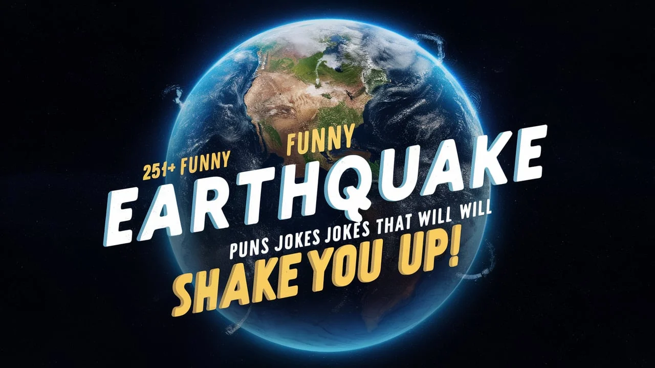 Funny Earthquake Puns and Jokes That Will Shake You Up!