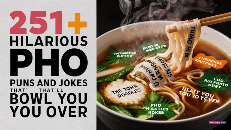 Hilarious Pho Puns and Jokes That’ll Bowl You Over