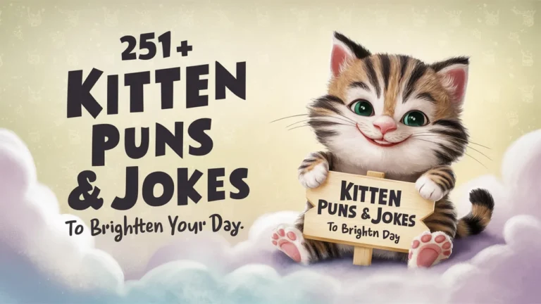 Kitten Puns & Jokes to Brighten Your Day