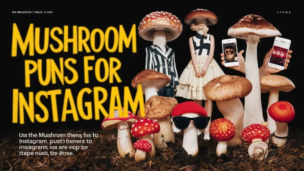 Mushroom Puns for Instagram