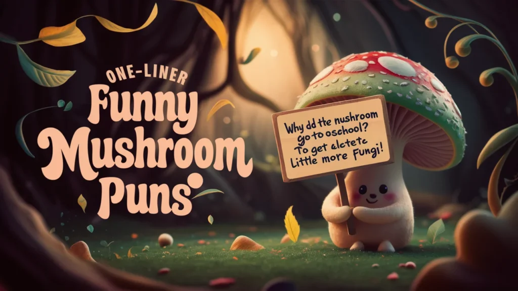 One-Liner Funny Mushroom Puns