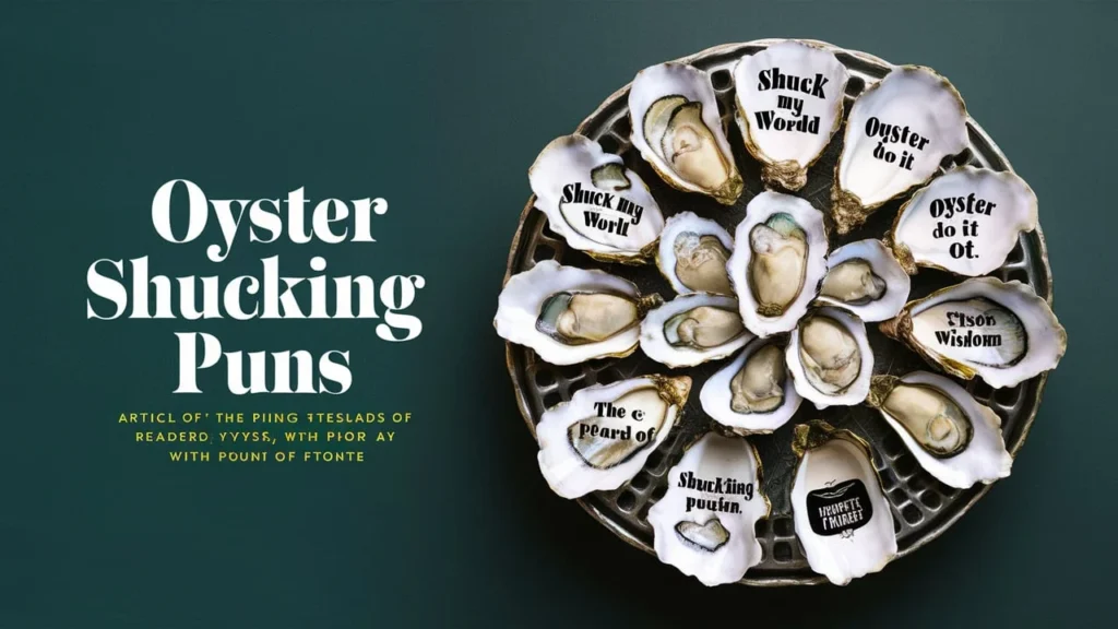 Oyster Shucking Puns