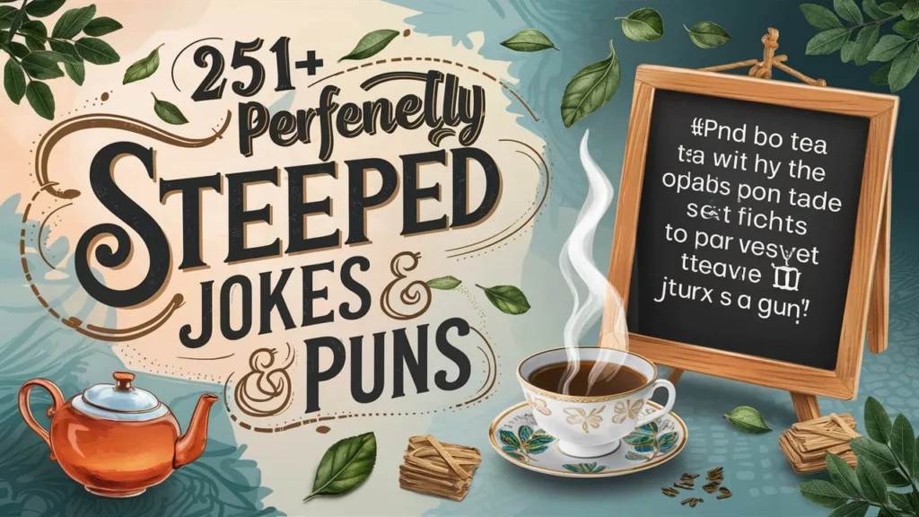 Perfectly Steeped Tea Jokes & Puns