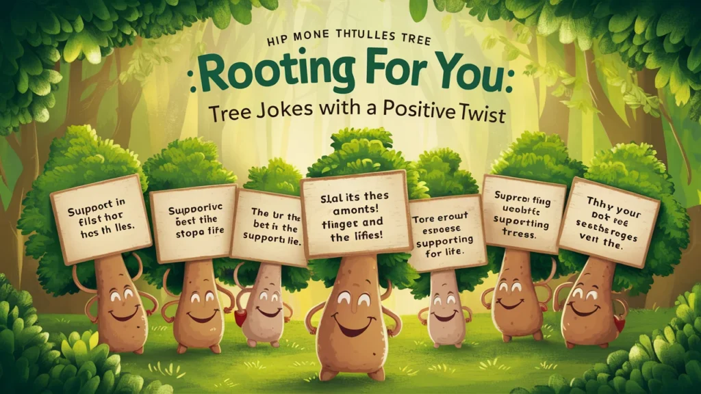 Rooting for You: Tree Jokes with a Positive Twist