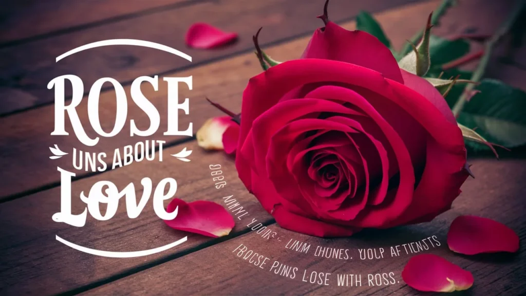 Rose Puns About Love