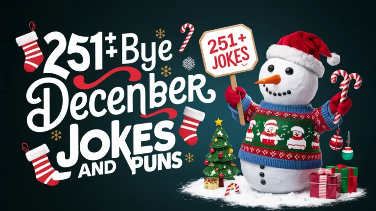 Bye-Bye December Jokes and Puns