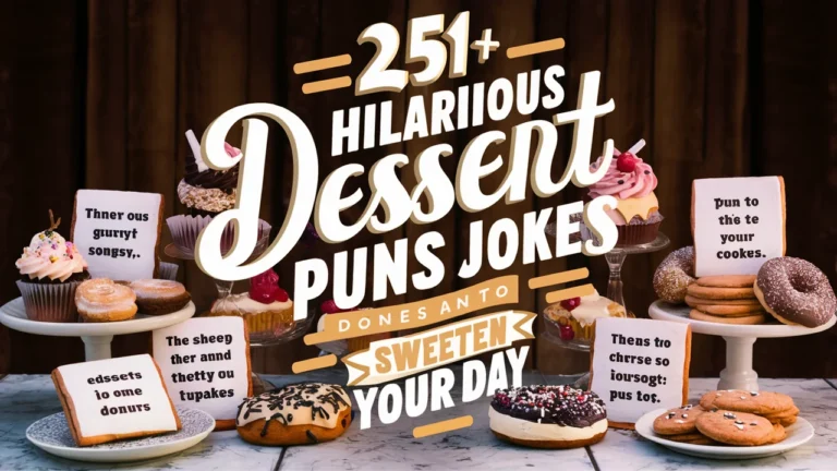 Dessert Puns and Jokes