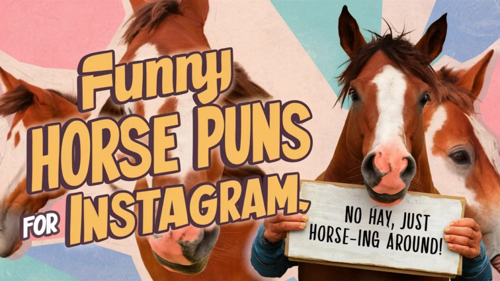 Funny Horse Puns for Instagram