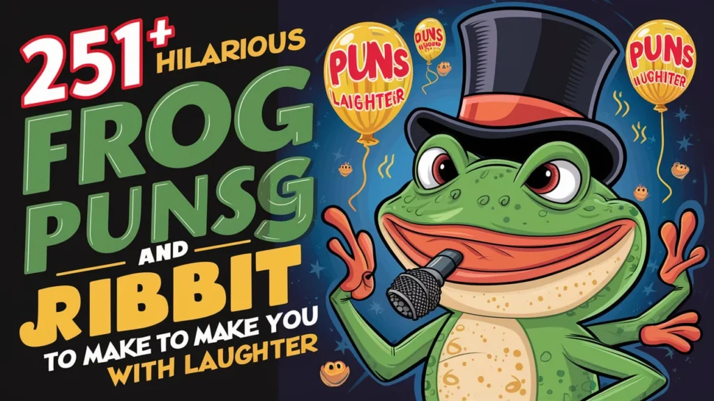 Hilarious Frog Puns and Jokes to Make You Ribbit with Laughter