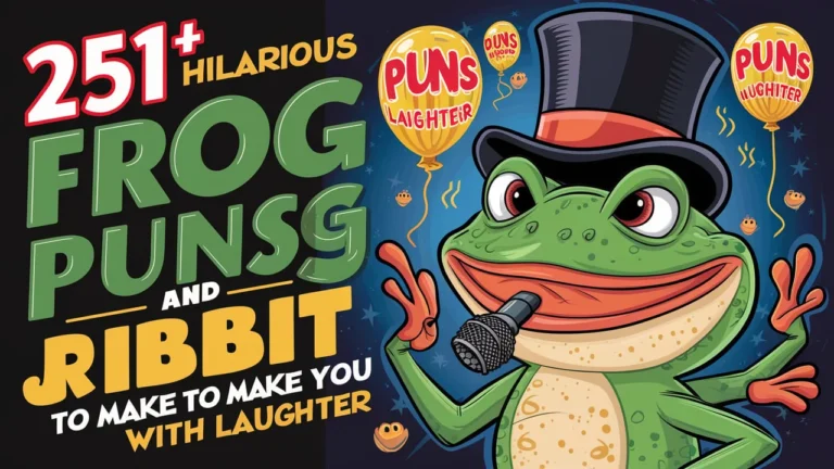 Hilarious Frog Puns and Jokes to Make You Ribbit with Laughter