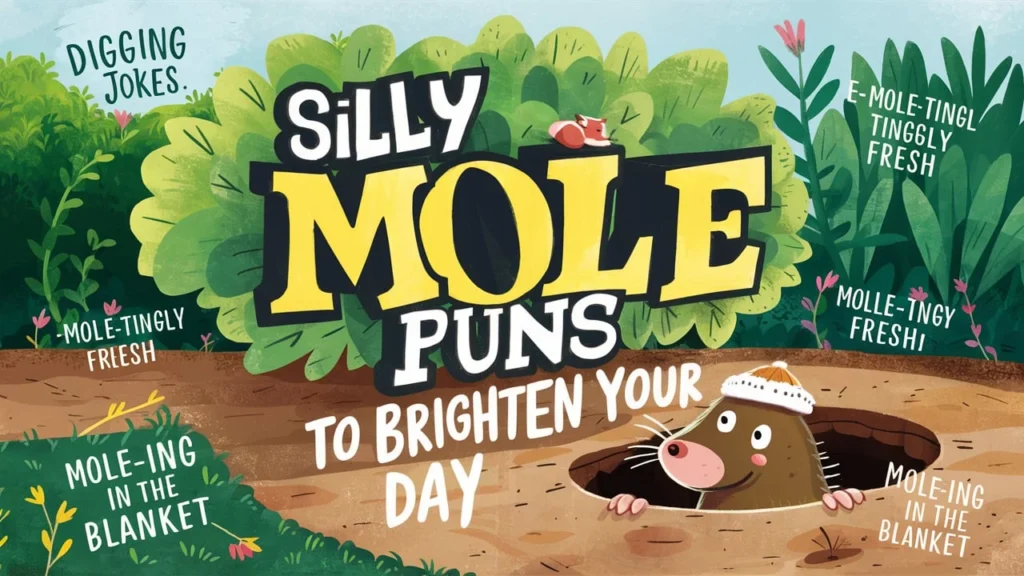 Silly Mole Puns to Brighten Your Day