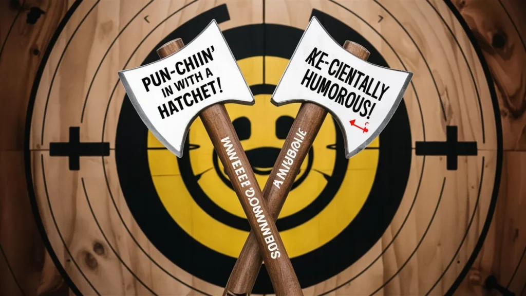 Axe Throwing Competition Puns That Stick the Landing