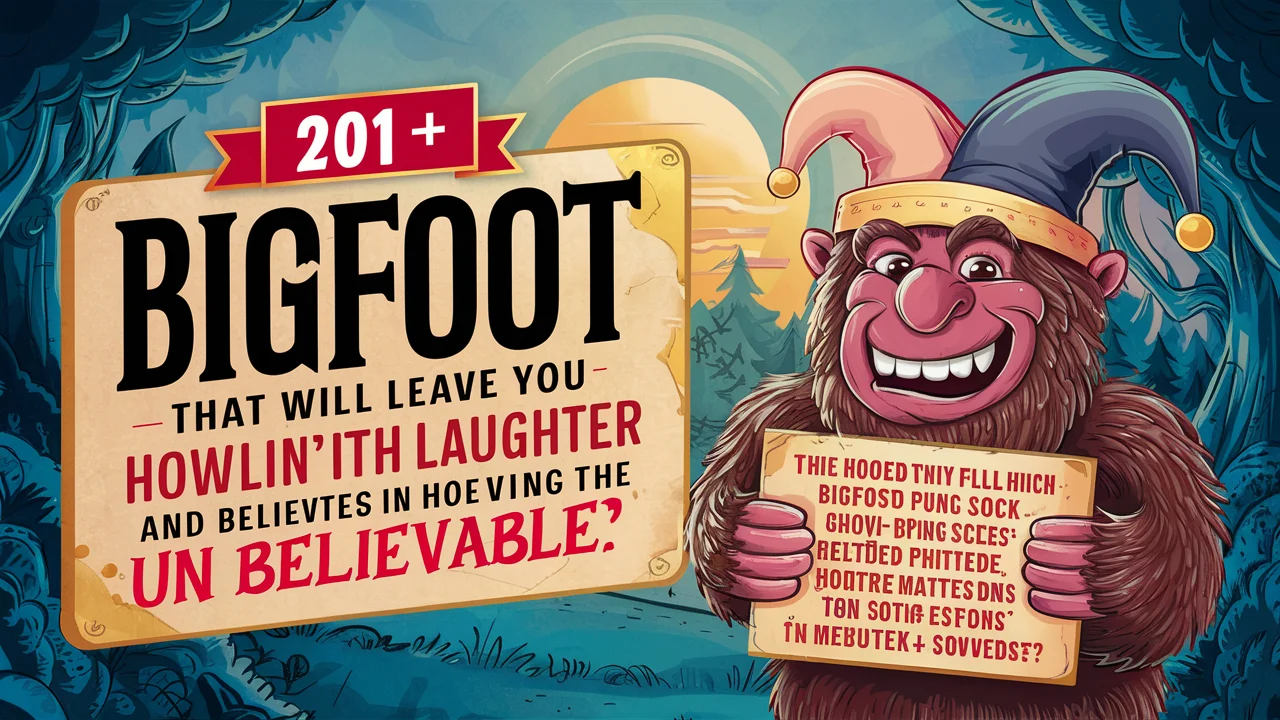 Bigfoot Puns That Will Leave You Howlin