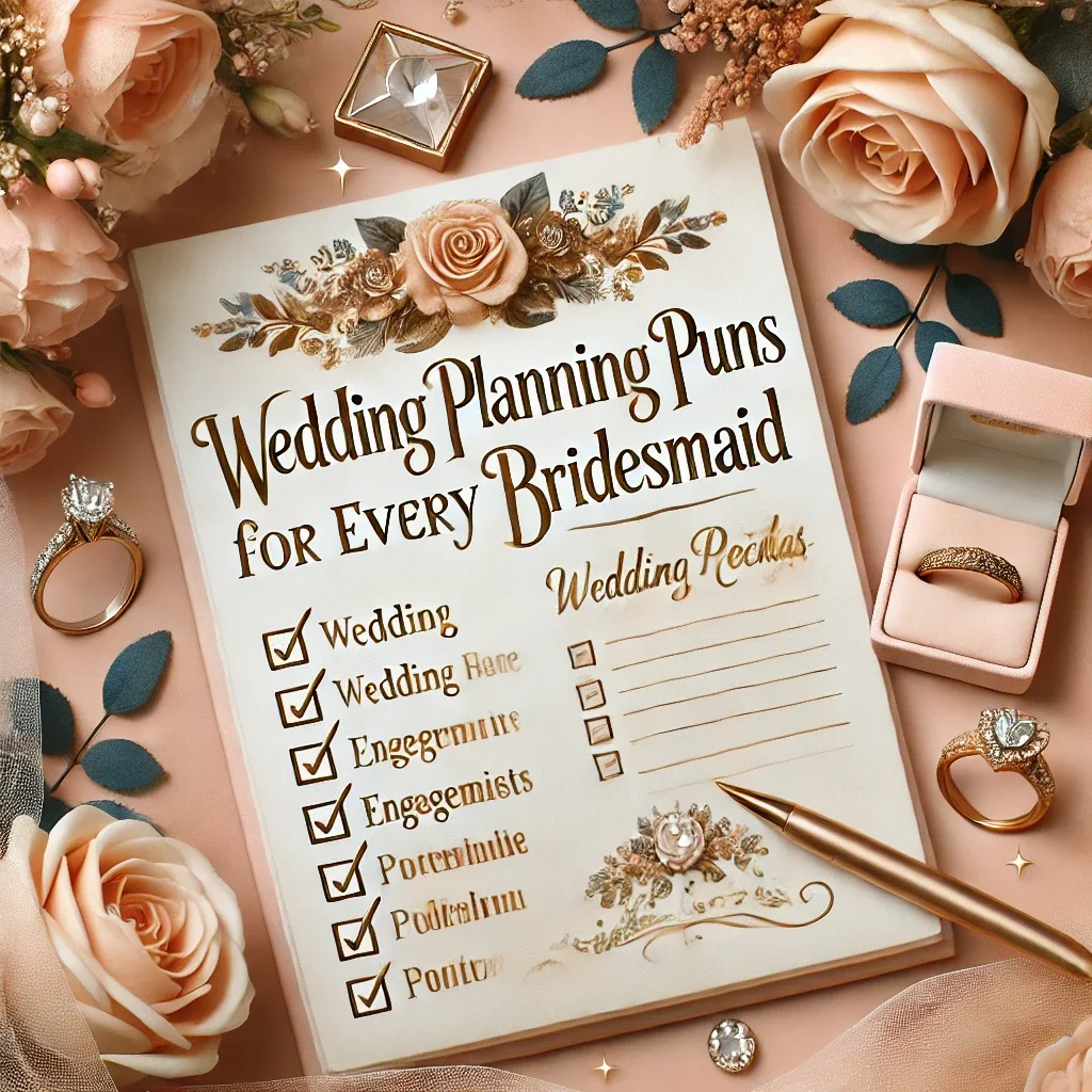 Wedding Planning Puns for Every Bridesmaid